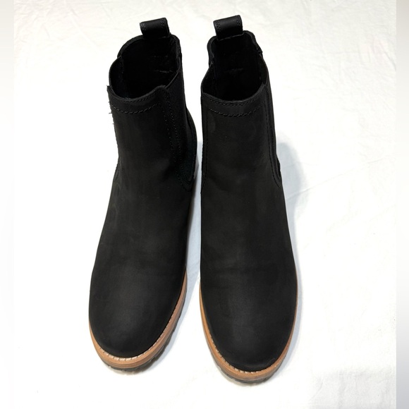 Patina Portland Leather Goods Women Black Ankle Boots Size 9 - Picture 2 of 8